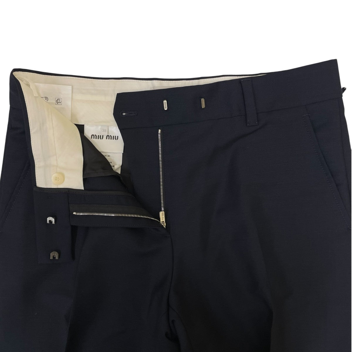 Kid Mohair Pantsロゴワッペン モヘヤスラックスMP1878