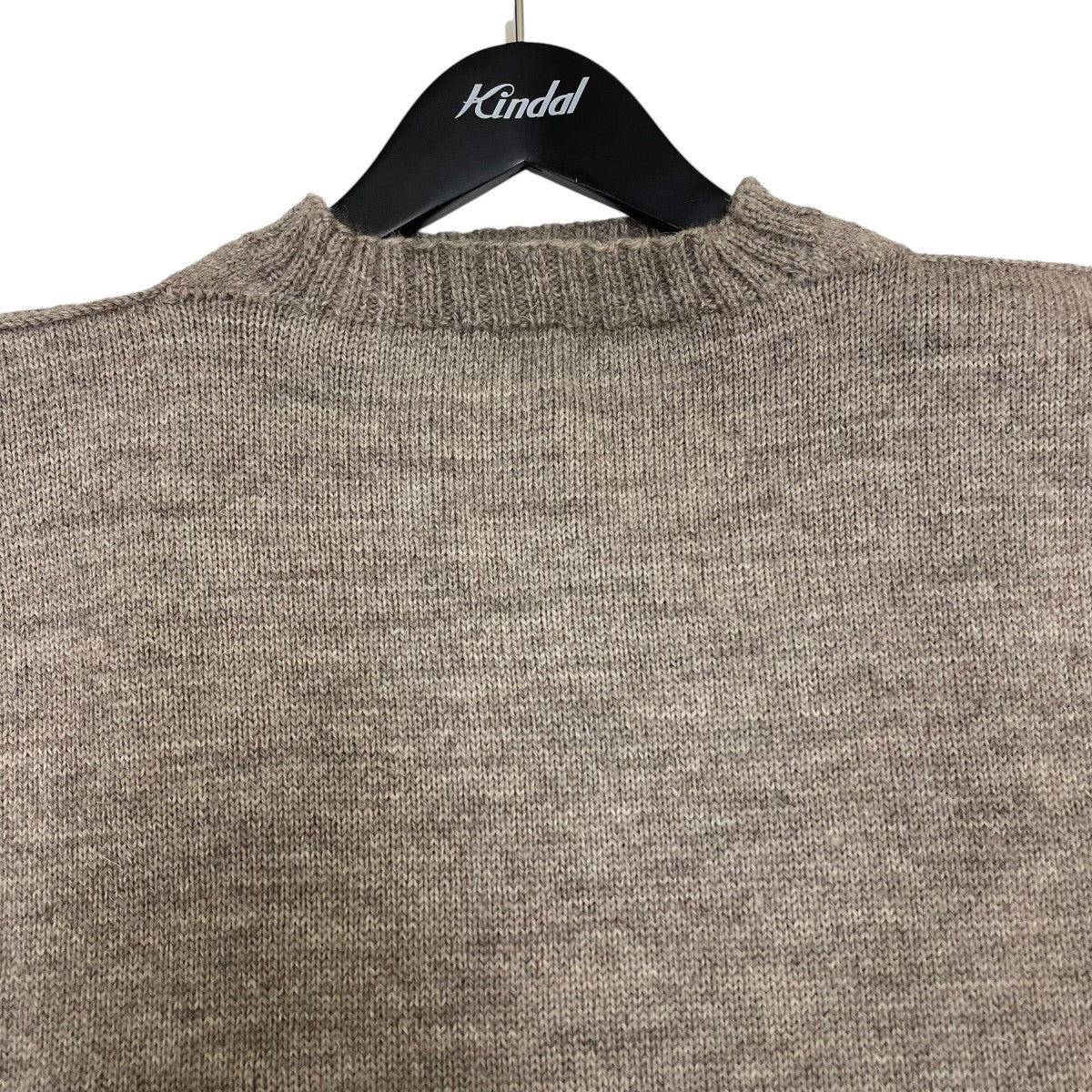 ガンジーセーター british wool厚手ニット