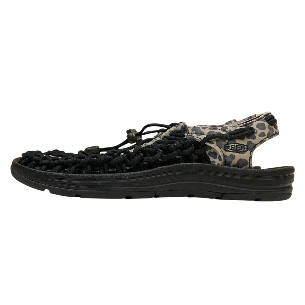 KEEN×green label relaxing UNEEK ユニークレオパード柄 サンダル1025192 古着・中古-2枚目のアイテム画像