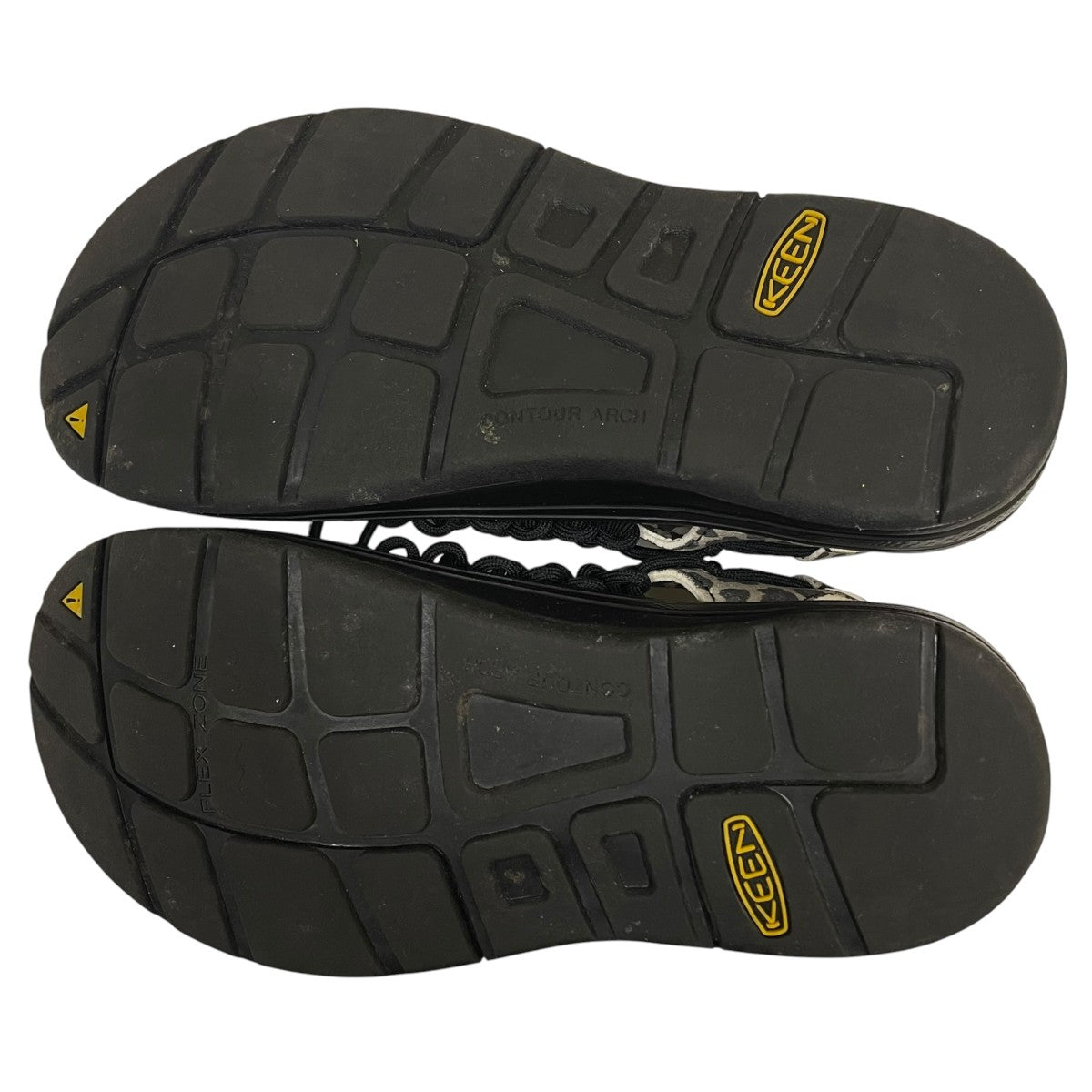 KEEN×green label relaxing UNEEK ユニークレオパード柄 サンダル1025192 古着・中古-4枚目のアイテム画像