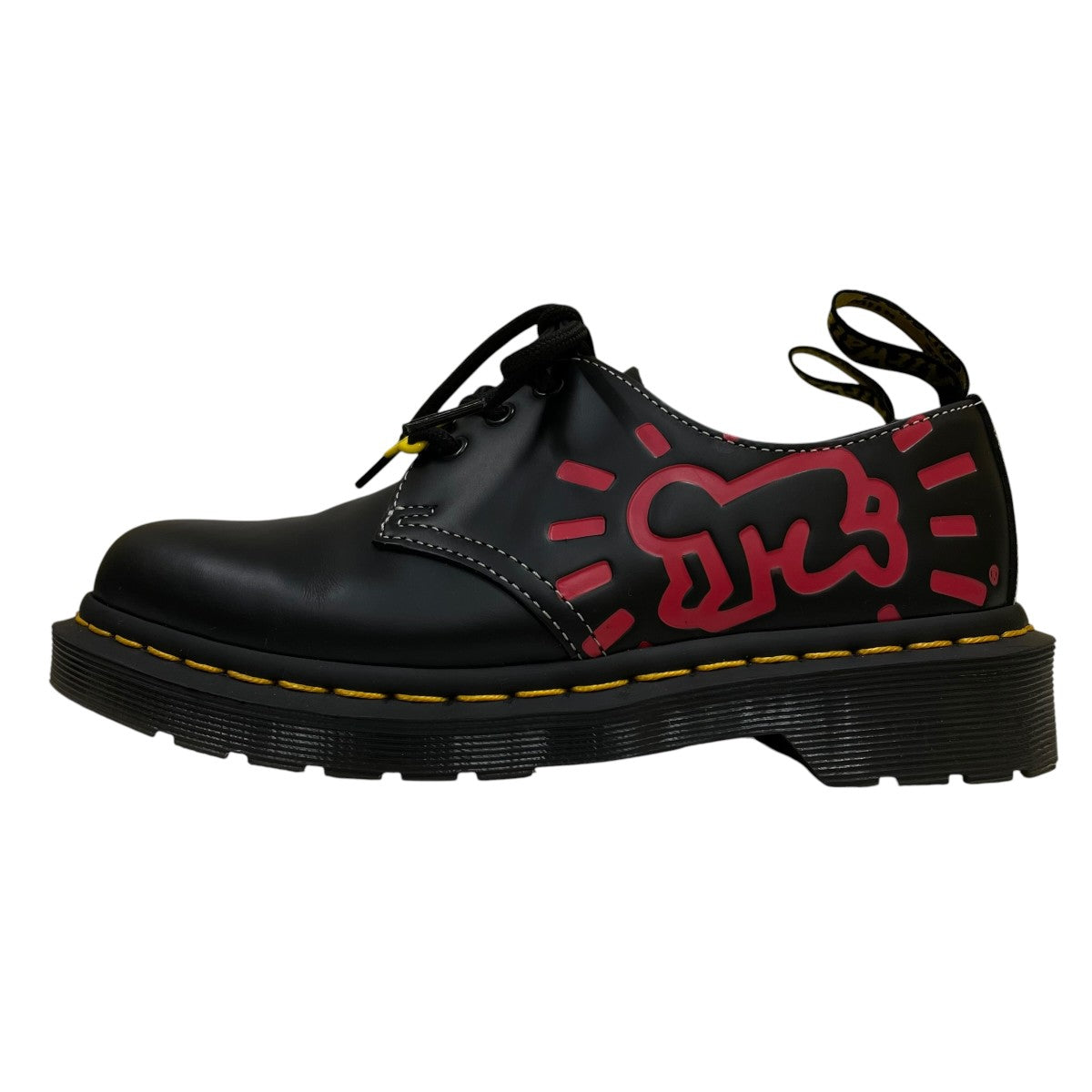Dr．Martens×Keith Haring 1461 KEITH HARING 3ホールシューズアンジェリックベイビー プリント レザーシューズ 古着・中古-2枚目のアイテム画像