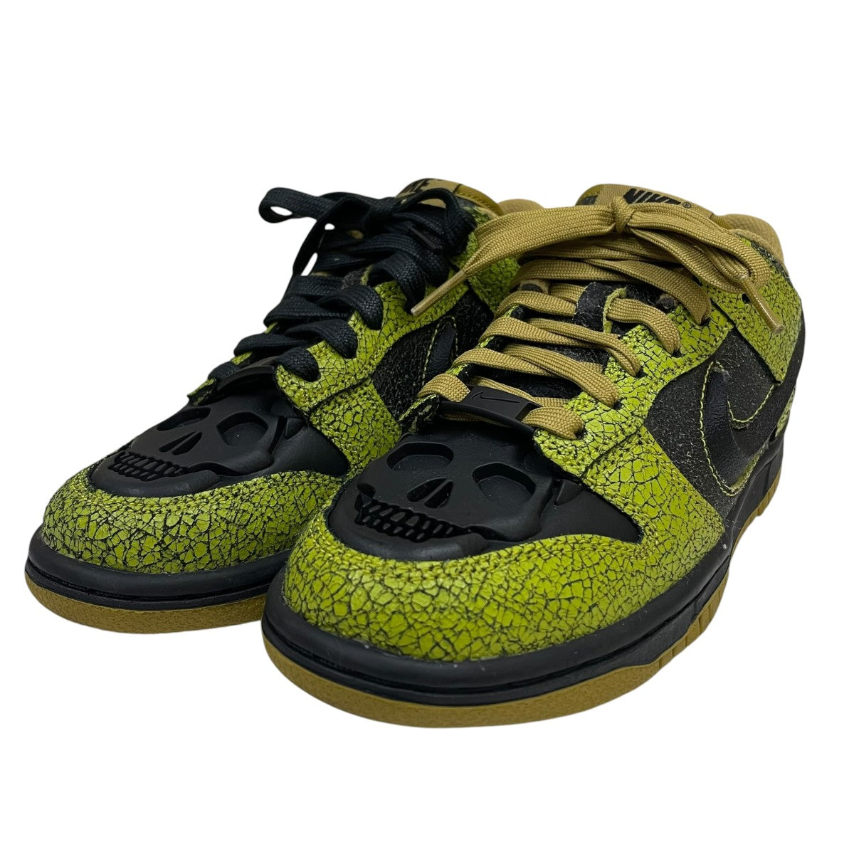 NIKE ハロウィン特別仕様 Dunk Low Halloween ダンク ロー レトロ QS ハロウィーン髑髏 ローカットスニーカーHV6103 300 古着・中古-1枚目のアイテム画像