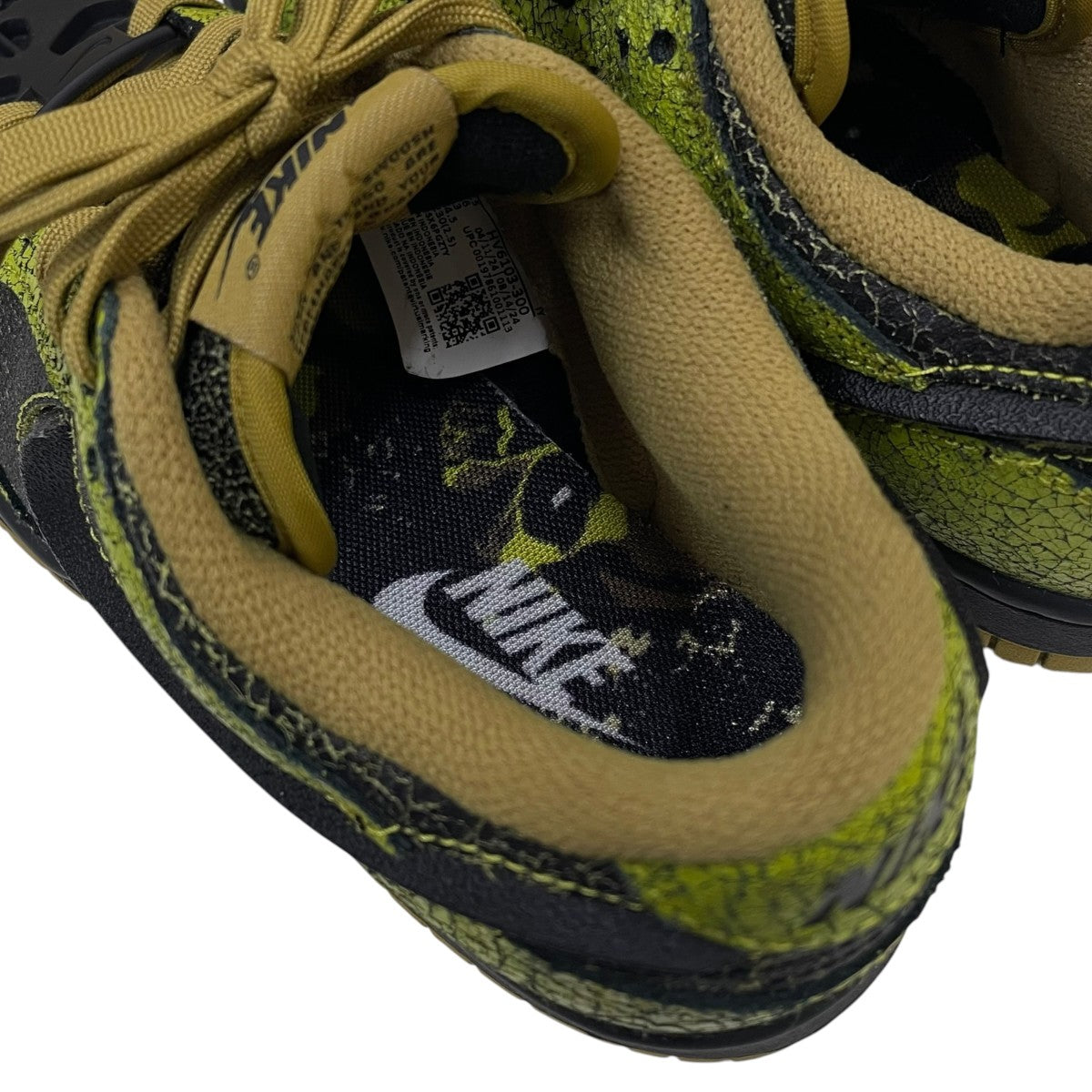 NIKE ハロウィン特別仕様 Dunk Low Halloween ダンク ロー レトロ QS ハロウィーン髑髏 ローカットスニーカーHV6103 300 古着・中古-5枚目のアイテム画像