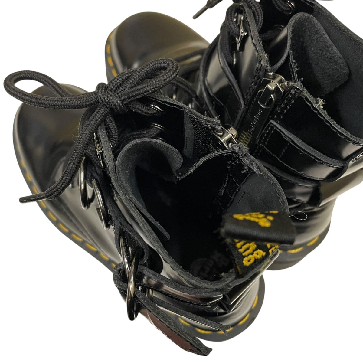 Dr．Martens JADON HDW ジェイドン ハードウェアアンクルストラップ サイドジップブーツ 厚底ブーツ 古着・中古-5枚目のアイテム画像