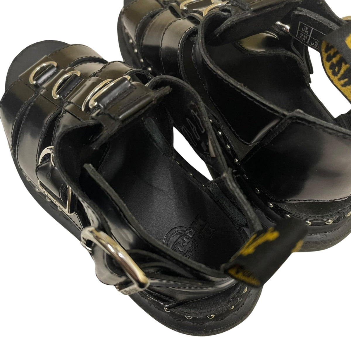Dr．Martens MACKAYE HDW マッケイ ハードウェアDリング金具 メタルスタッズ ストラップサンダル 古着・中古-5枚目のアイテム画像
