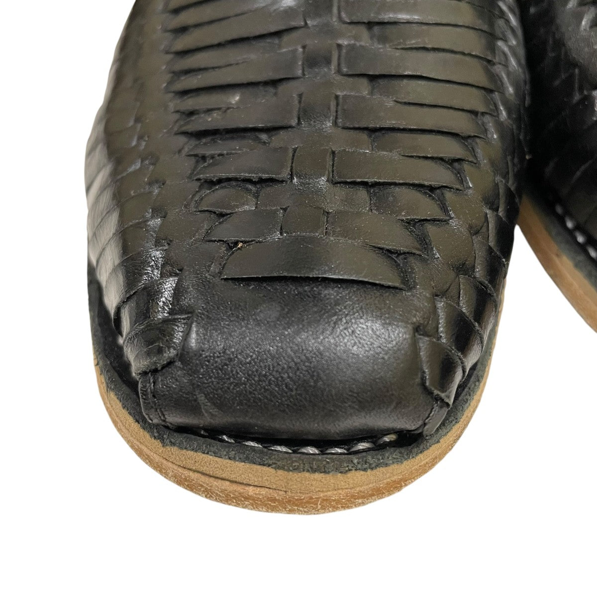 Huarache leather sandalsレザーサンダル