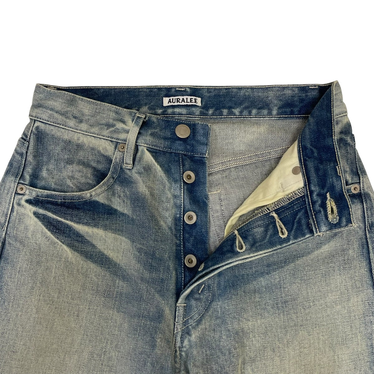 SELVEDGE FADED HEAVY DENIM PANTSデニムパンツA25AP04DH