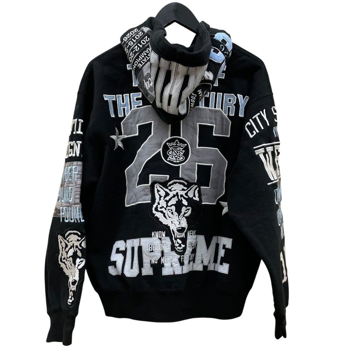 26SSWarriors Applique Zip Up Hoodedジップパーカー