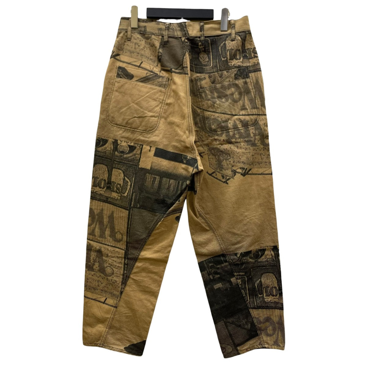 20SSPICCADILLY CIRCUS SEAM FLOW TROUSERS ピカデリーサーカス 総柄コットンワイドパンツコットンパンツVW-V1-73731