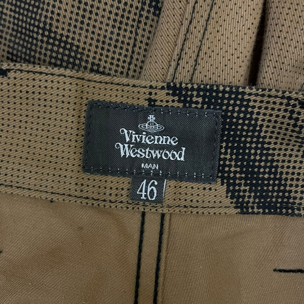 20SSPICCADILLY CIRCUS SEAM FLOW TROUSERS ピカデリーサーカス 総柄コットンワイドパンツコットンパンツVW-V1-73731