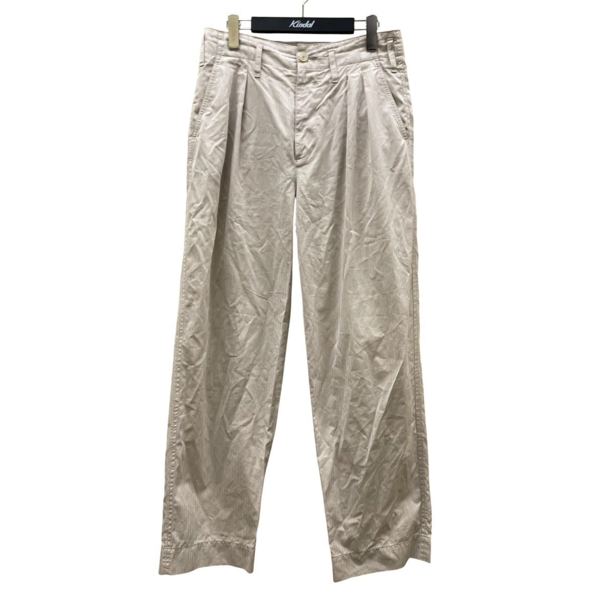 22SSWASHED FINX HERRINGBONE SLACKSワイドパンツA22SP03FH