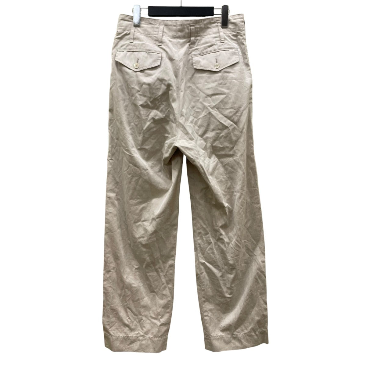 22SSWASHED FINX HERRINGBONE SLACKSワイドパンツA22SP03FH