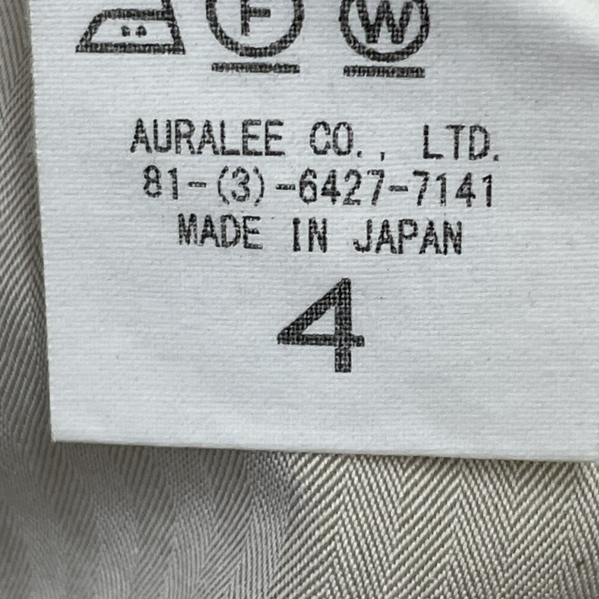 22SSWASHED FINX HERRINGBONE SLACKSワイドパンツA22SP03FH