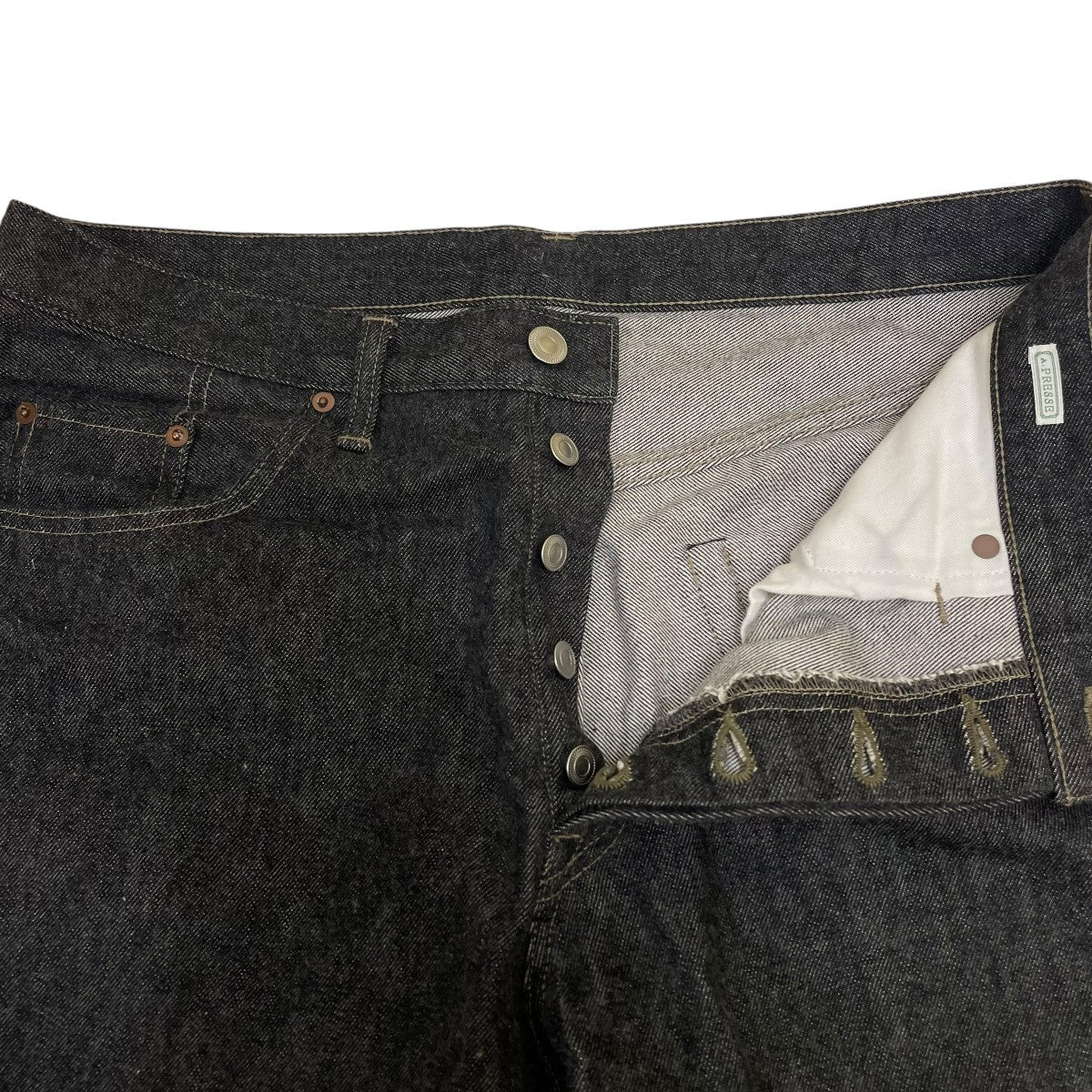 Black Washed Denim PantsデニムパンツAP-4007