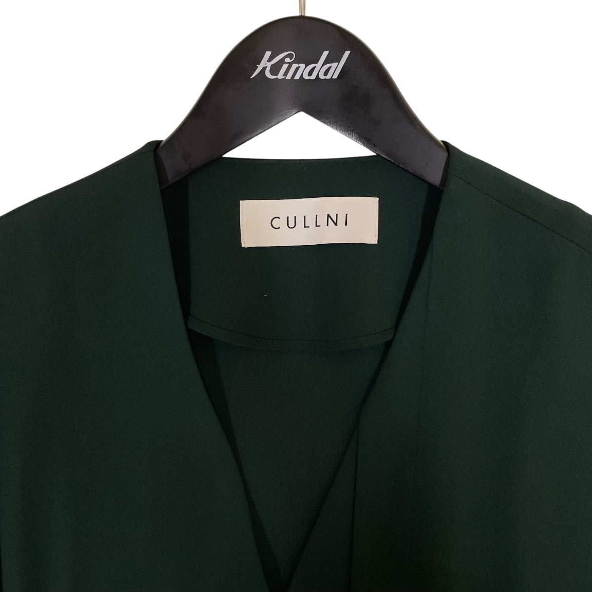 CULLNI 22SSSTUDIOUS別注 SHORT SLEEVE NO COLLAR BELTED JKTツイル生地 半袖シャツ22-SS-068 古着・中古-3枚目のアイテム画像