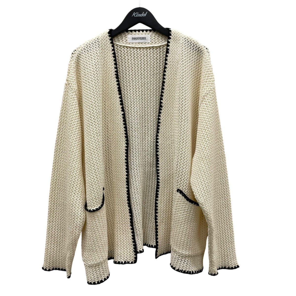 SHELL STITCH MESH KNIT CARDIGANカーディガンDC-SS23-KN-07