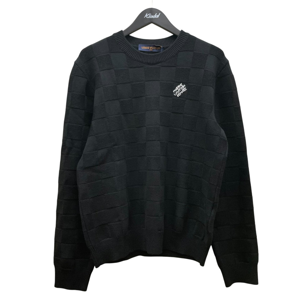 PEARL SIGNATURE DAMIER CREWNECK SWEATERニットHQN69W