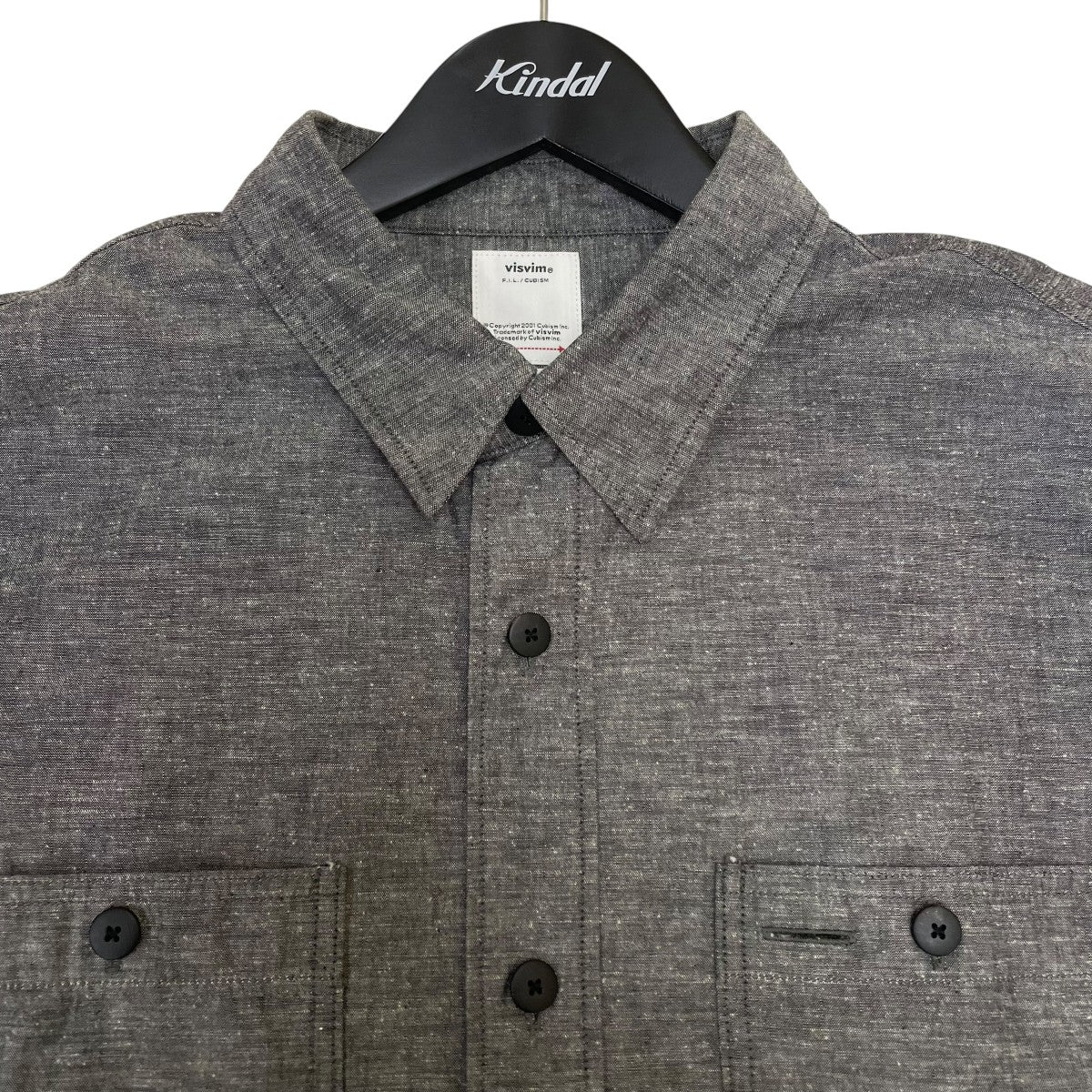26SSBRIGGS CHAMBRAY L S DMGD長袖シャツ0126105011011