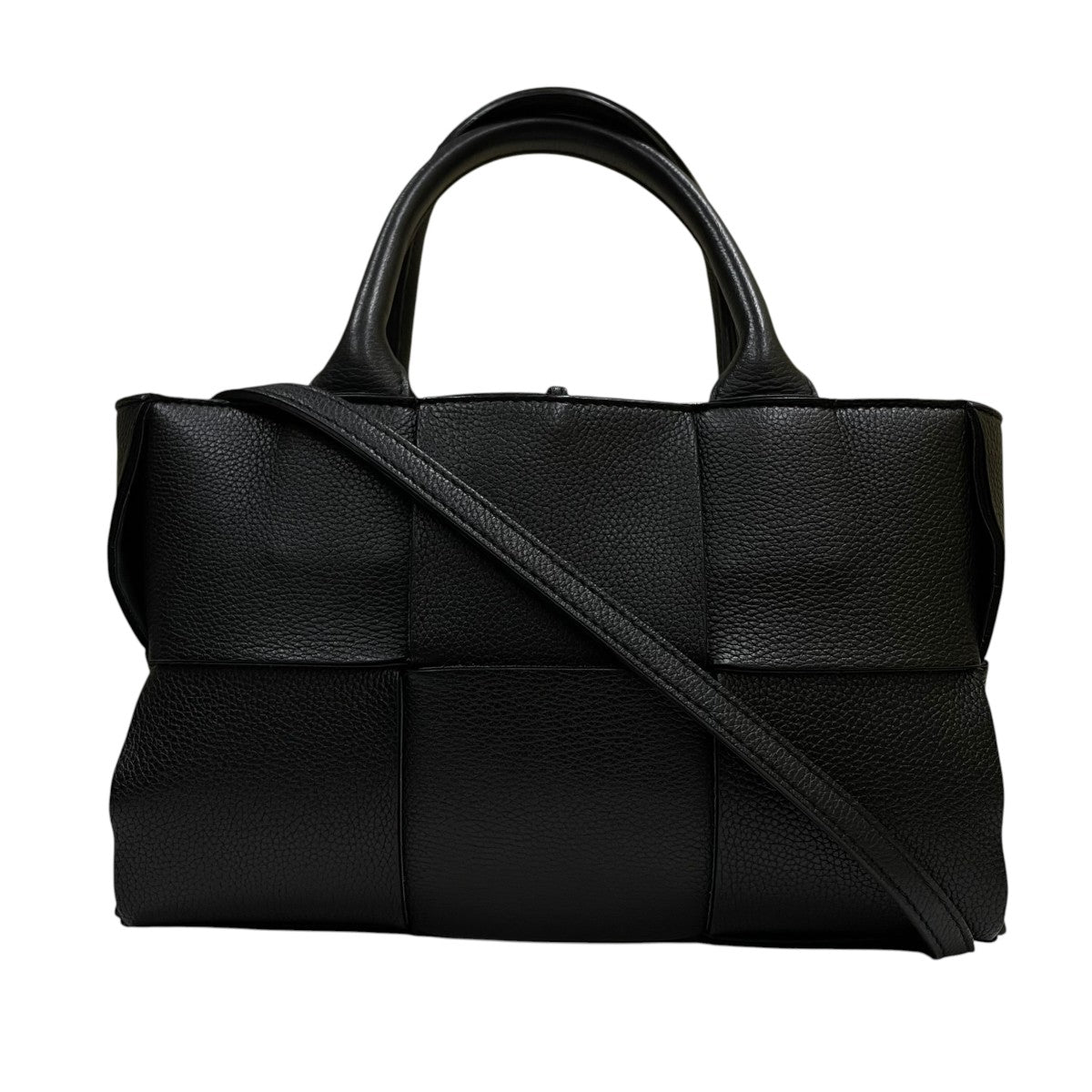 BOTTEGA VENETA ミニアルコトートバッグマキシイントレチャート 2WAY仕様 ミニトートバッグ ハンドバッグ 古着・中古-1枚目のアイテム画像
