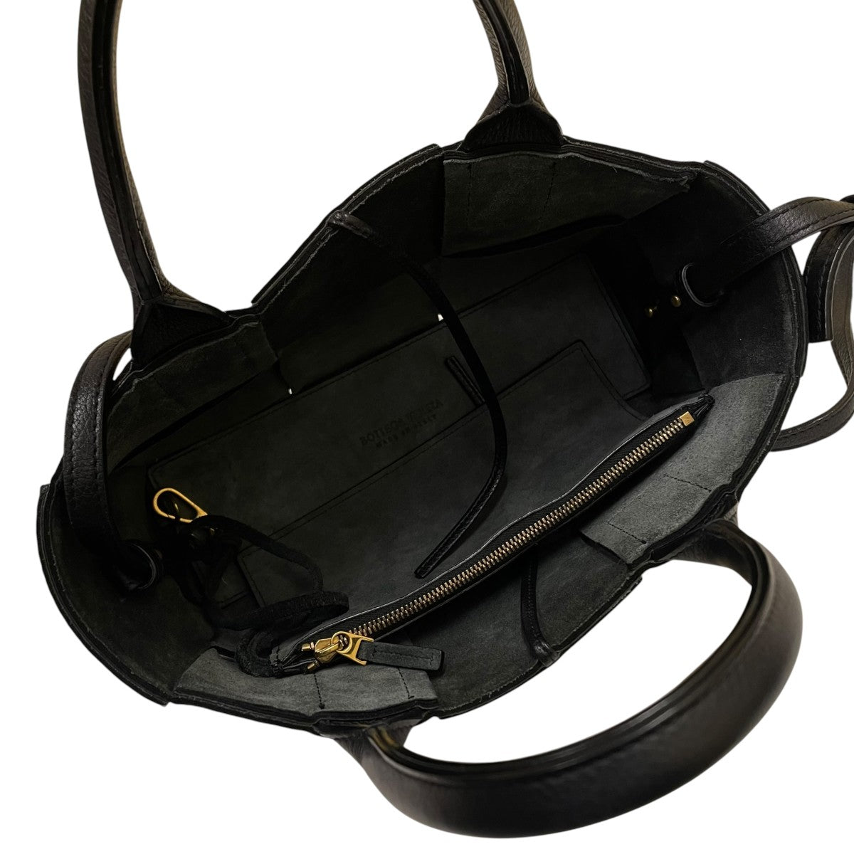 BOTTEGA VENETA ミニアルコトートバッグマキシイントレチャート 2WAY仕様 ミニトートバッグ ハンドバッグ 古着・中古-5枚目のアイテム画像