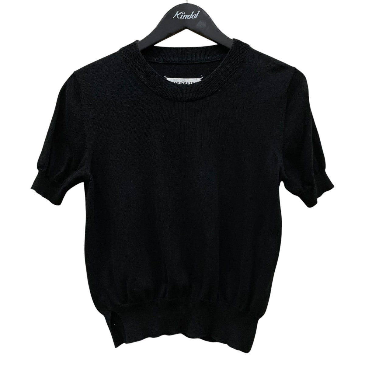 Maison Margiela 4 20SSコットン 無地 半袖ニットS51HA1040 古着・中古-1枚目のアイテム画像