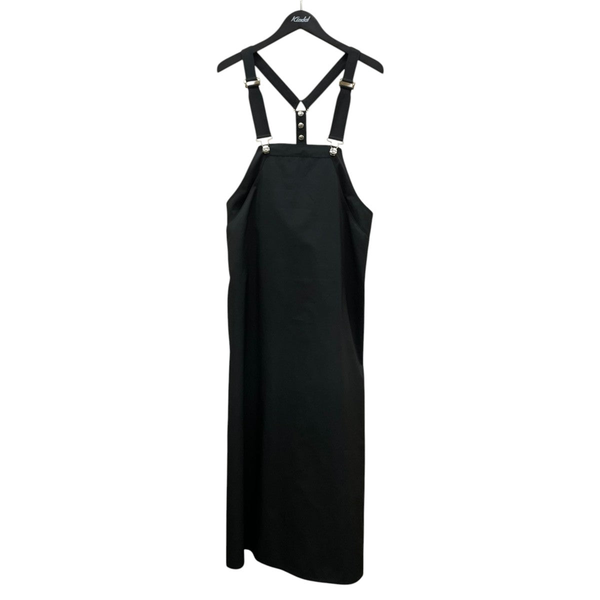 THE RERACS 22AWSynthetic Leather Apron Dress シンセティックレザー エプロンドレスサロペット ワンピース22FW-RE0P-108L 古着・中古-1枚目のアイテム画像