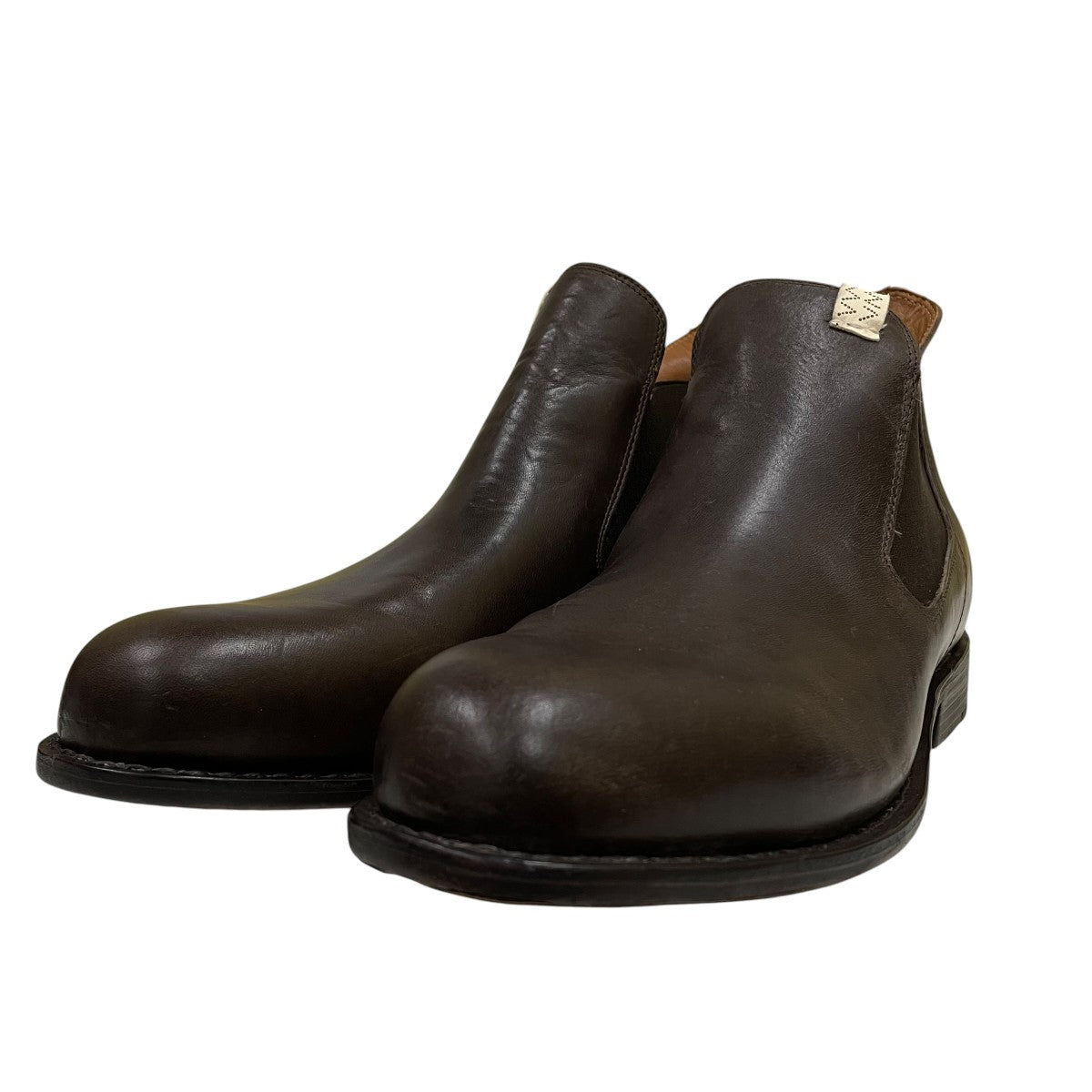 VISVIM GORNERGRAT MID-FOLKサイドゴアブーツ レザーブーツ 古着・中古-1枚目のアイテム画像