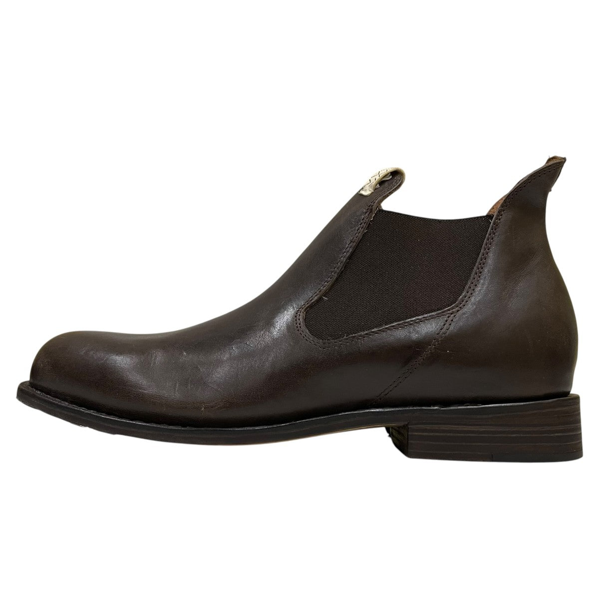 VISVIM GORNERGRAT MID-FOLKサイドゴアブーツ レザーブーツ 古着・中古-2枚目のアイテム画像