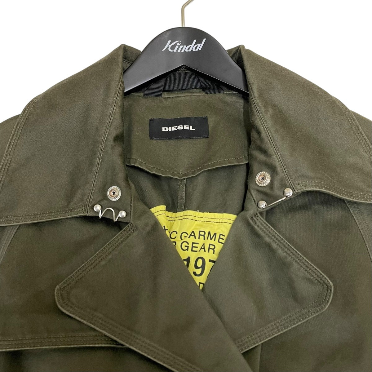 DIESEL トレンチコート 古着・中古-3枚目のアイテム画像
