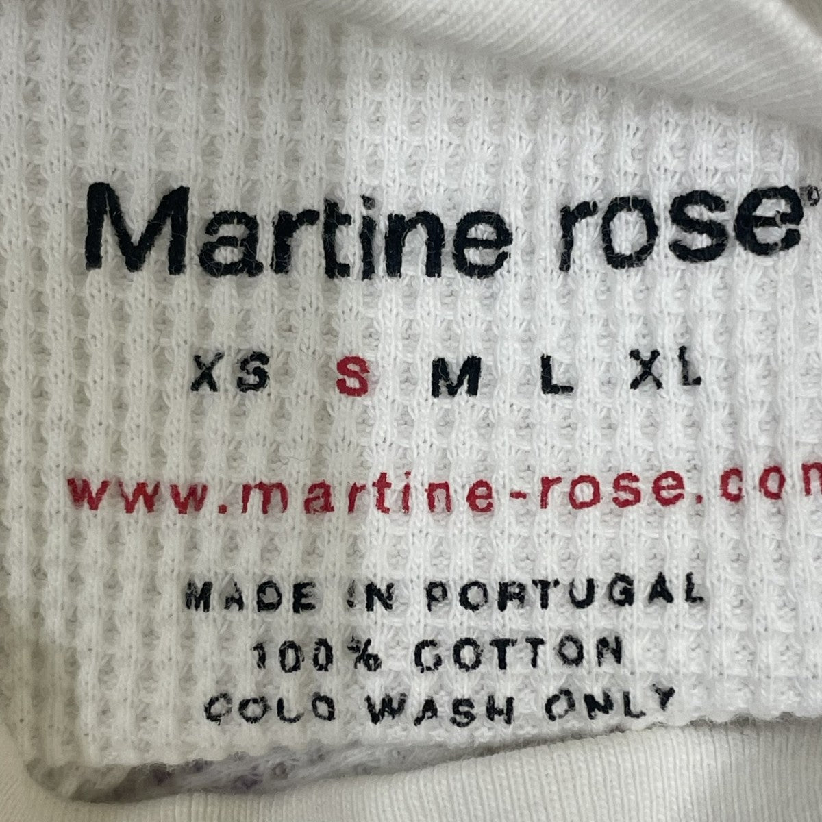 Martine rose 花柄サーマルカットソー 古着・中古-5枚目のアイテム画像