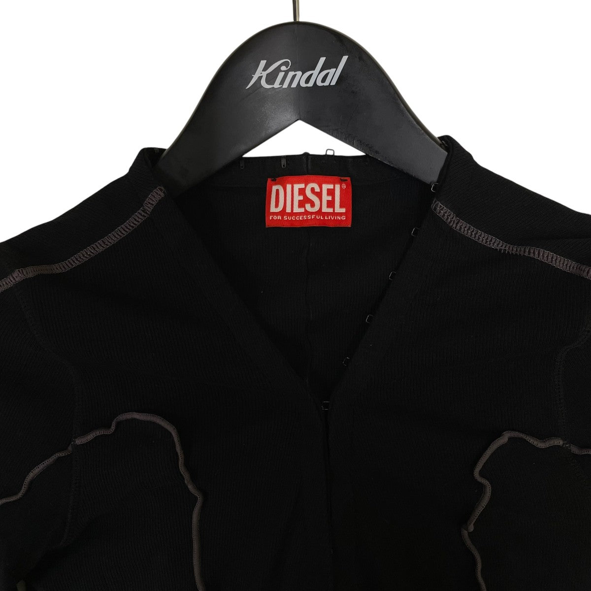 DIESEL T-RIBASリブニット 薄手カーディガンA10798 古着・中古-3枚目のアイテム画像