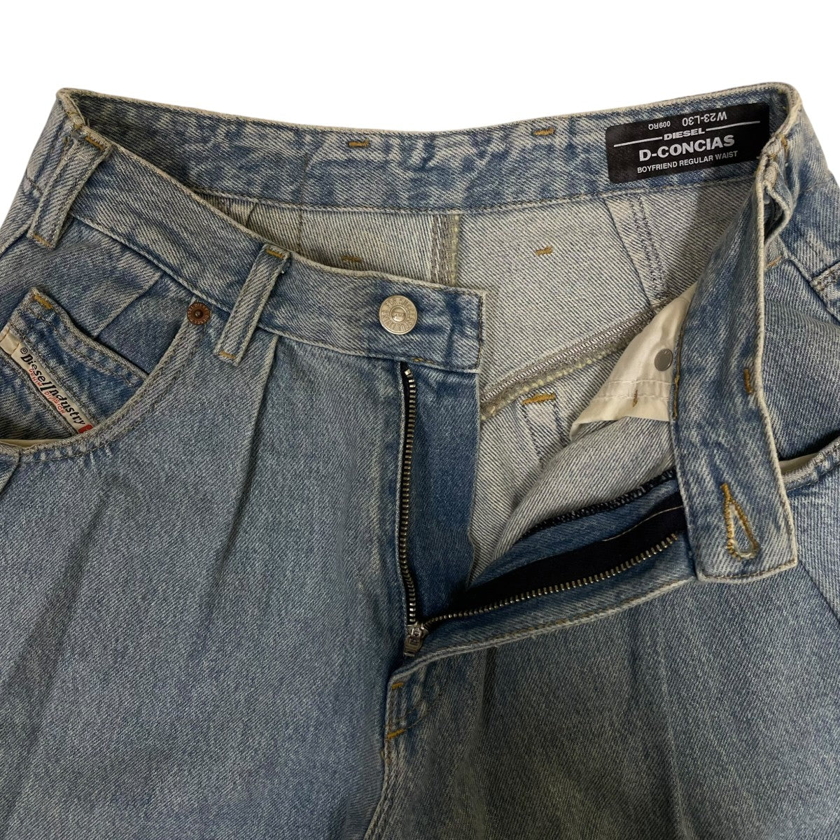 DIESEL D-CONCIASコットン デニムパンツ ワイドパンツA02010 古着・中古-4枚目のアイテム画像