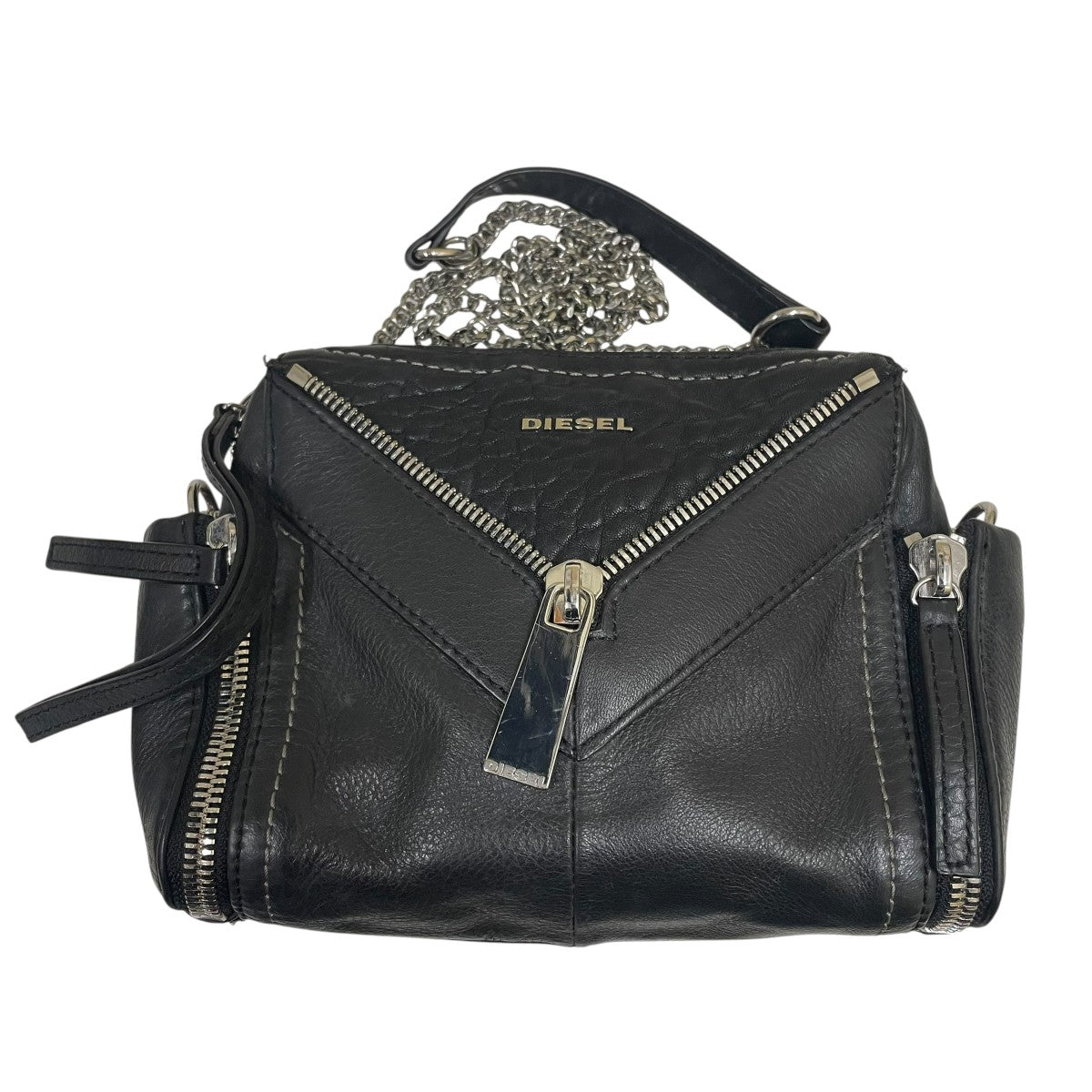 DIESEL LE-ZIPPERショルダーバッグ 古着・中古-1枚目のアイテム画像
