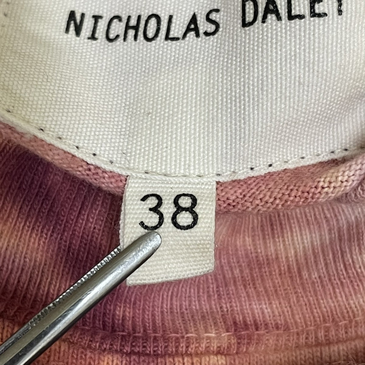NICHOLAS DALEY 20SSTIE DYED T-Shirt半袖Tシャツ 古着・中古-6枚目のアイテム画像