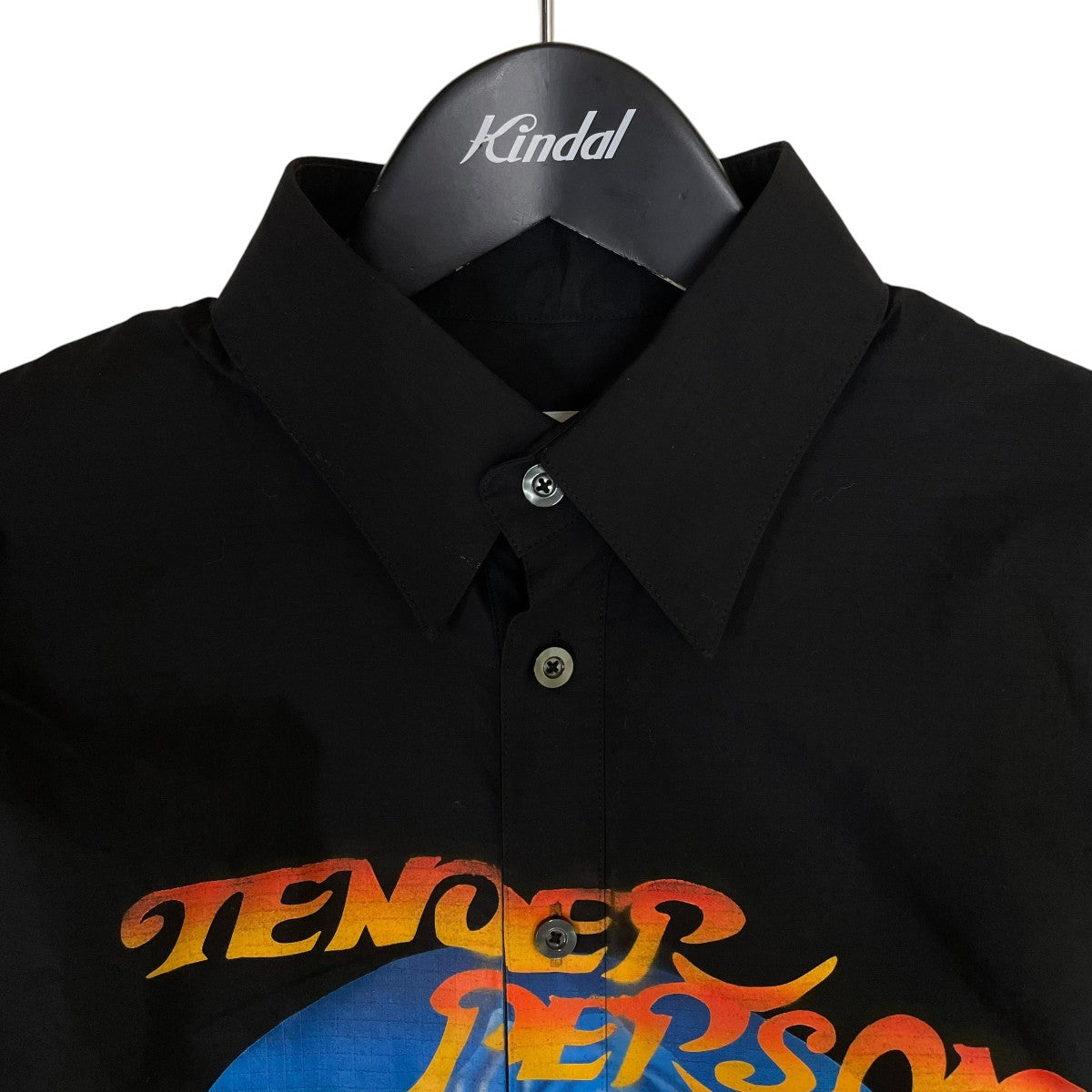 23SSROSE AIRBRUSH SHIRTグラフィックプリント 長袖シャツ コットンシャツGY-TO-4214