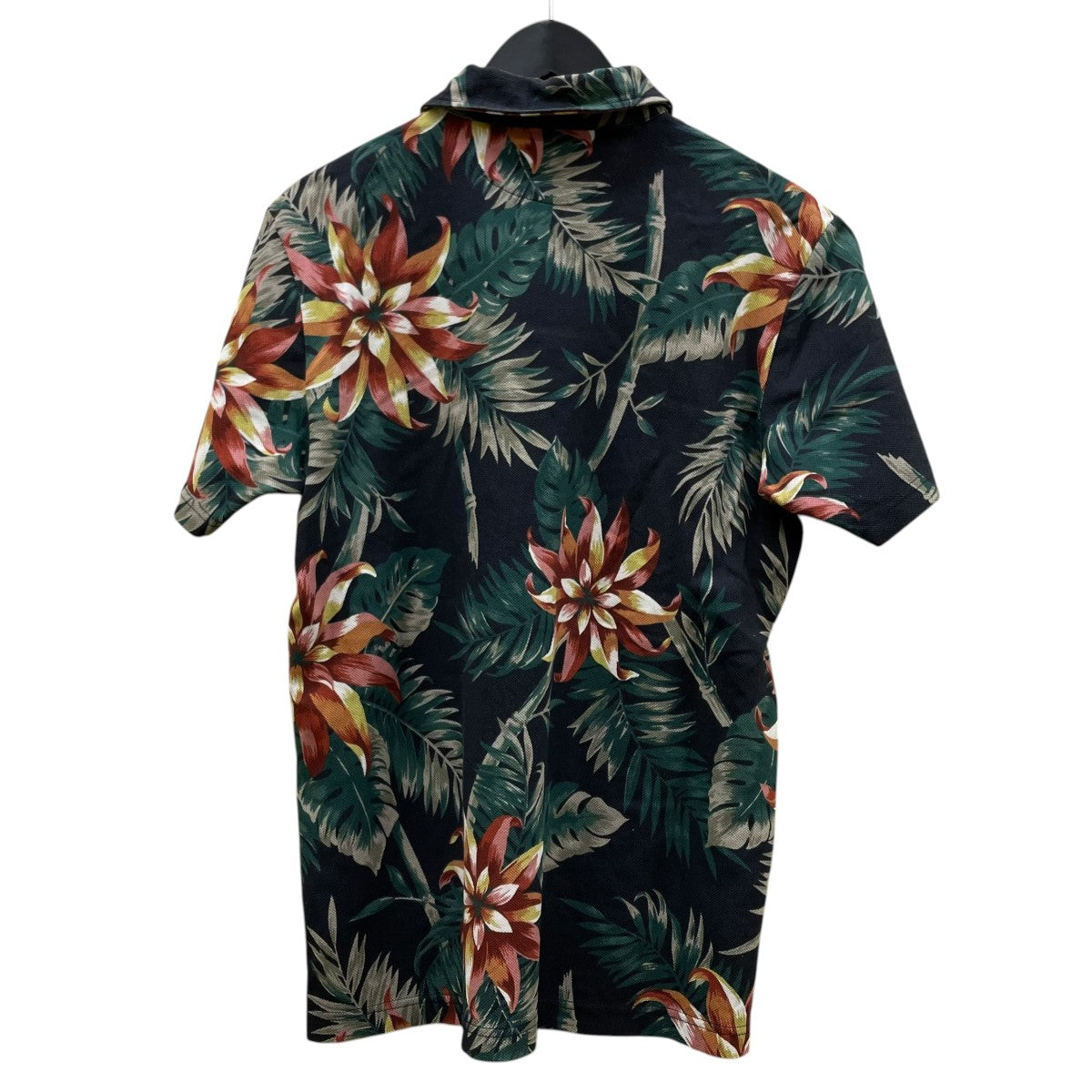 12SSFloral Poloフラワープリント 半袖ポロシャツ コットンシャツ