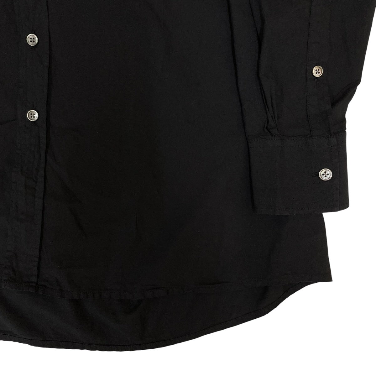 21SSBORROWED BD SHIRT ボロウド ボタンダウンシャツ無地 長袖シャツ コットンシャツMR192BB