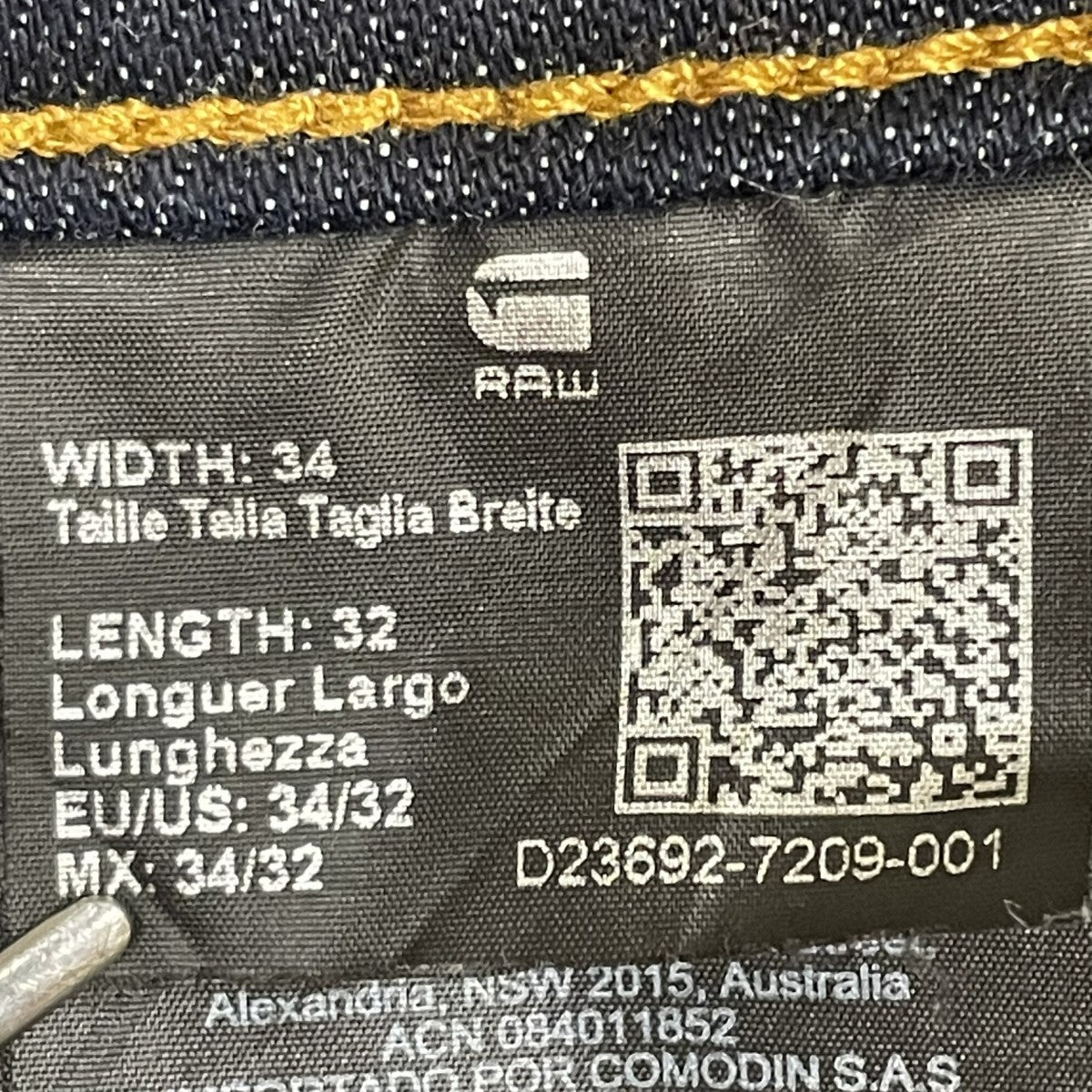 MOSA straightデニムパンツD23692-7209-001