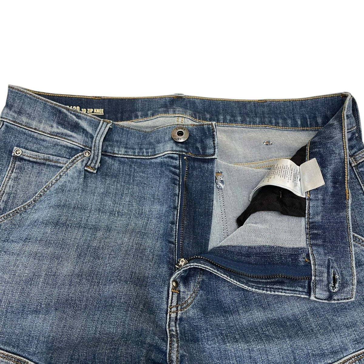 5620 3D Zip Knee SkinnyデニムパンツD01252-D829-071