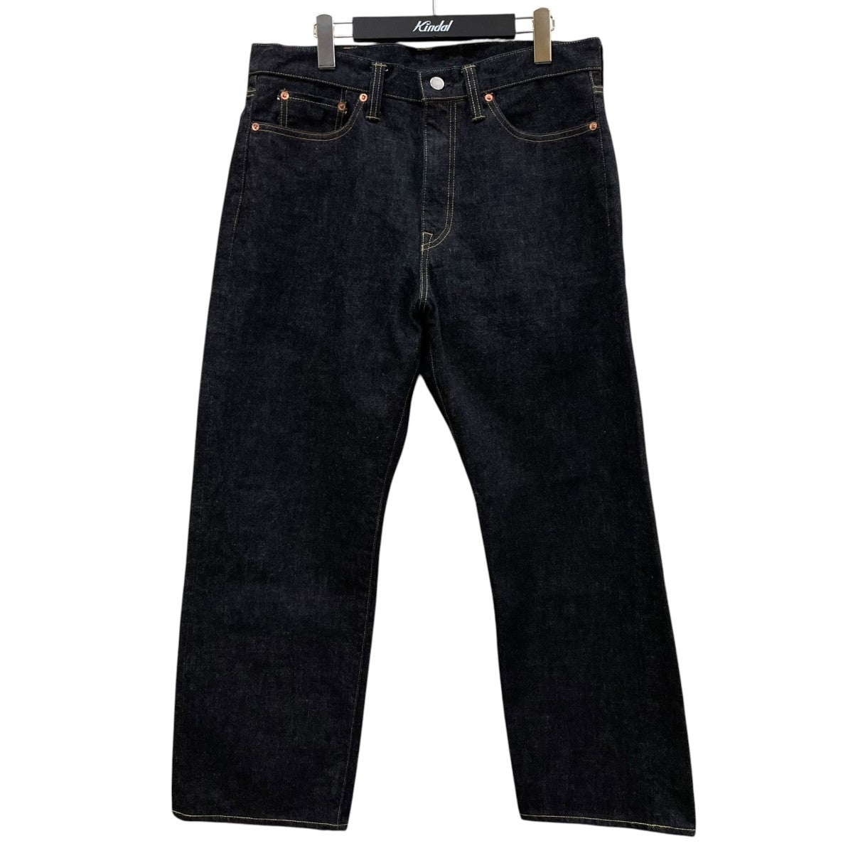 MOMOTARO JEANS 桃太郎 Lot 004コットン デニムパンツ ワイドパンツMMJZ01015A 古着・中古-1枚目のアイテム画像