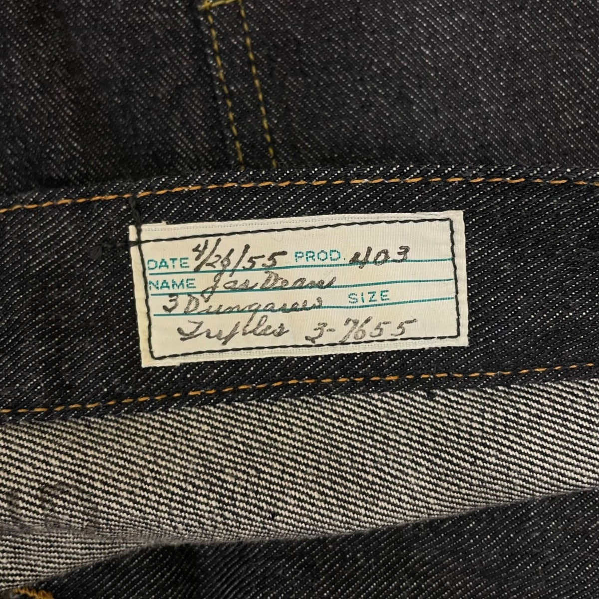 ARCHIVES  RIDERS 101-Z JAMES DEAN MODEL 1955コットン デニムパンツ ワイドパンツLM6355