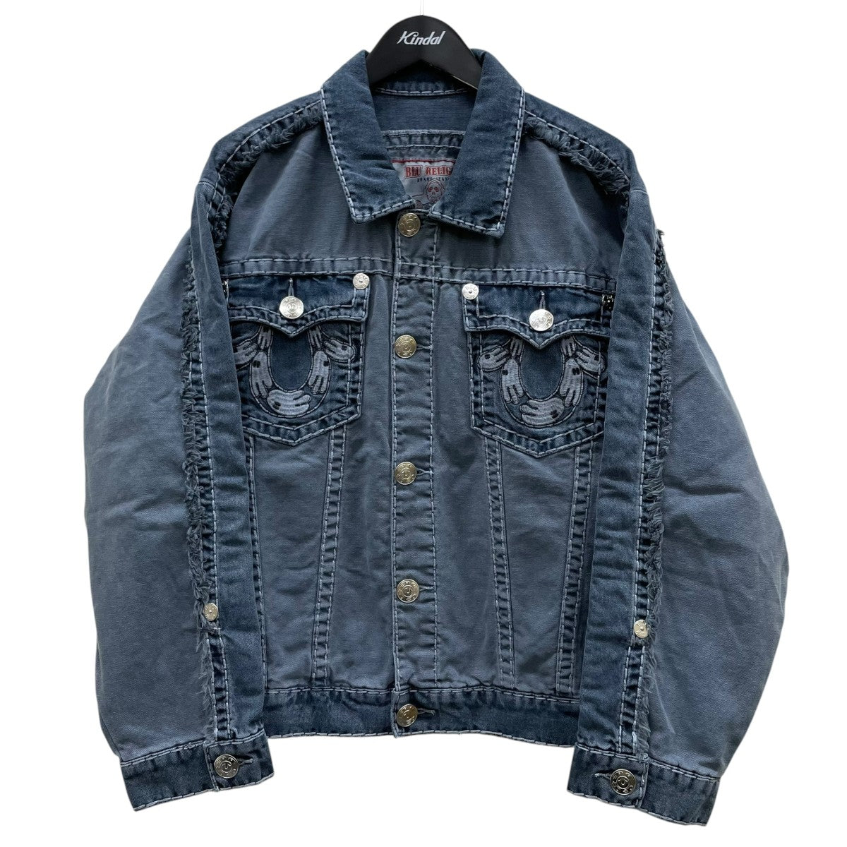 Blu Religionオーバーサイズ コットン デニムジャケット