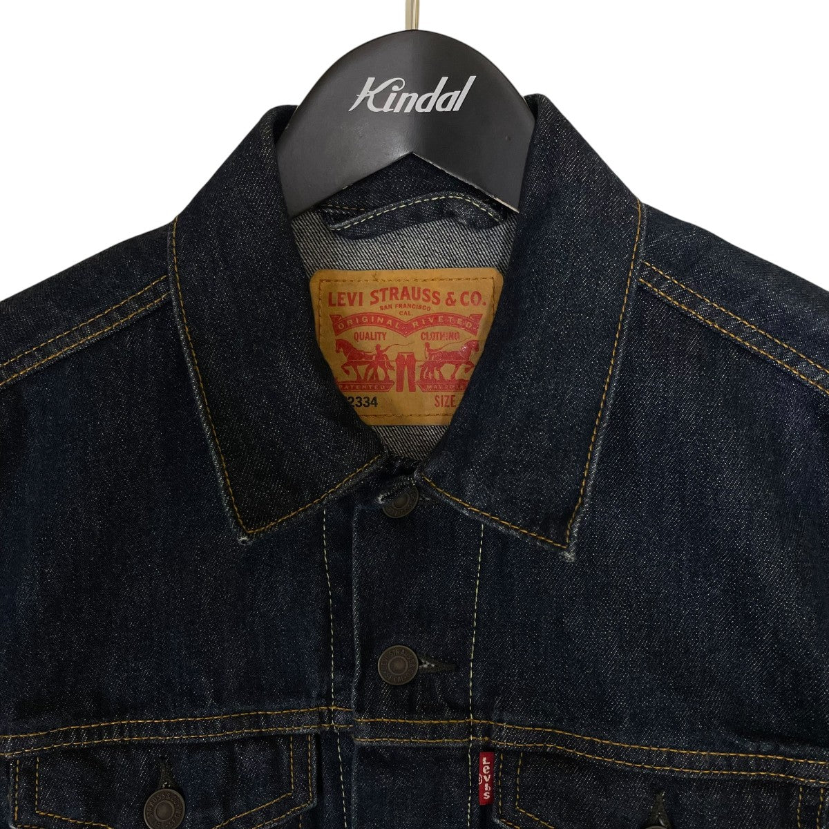 LEVI’S TYPE III トラッカージャケットハンドウォームポケット コットン デニムジャケット72334-0134 古着・中古-3枚目のアイテム画像