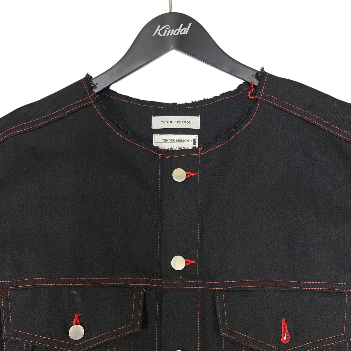FLAME HEM DENIM JACKETデニムジャケットGY TO 4207