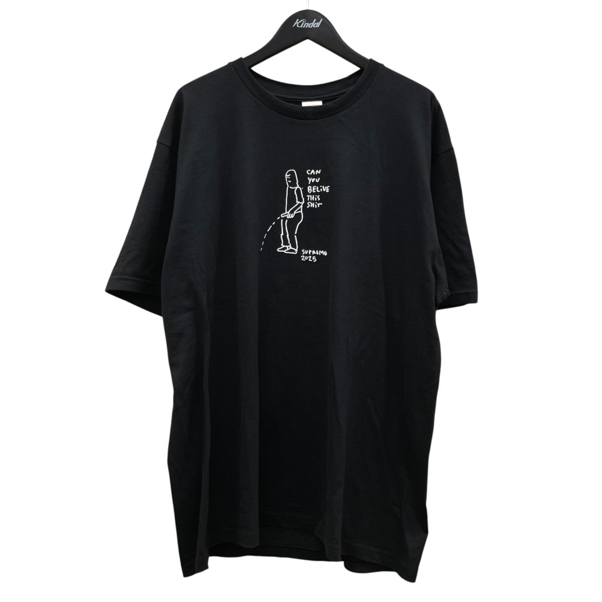 Supreme 25SSPiss Teeグラフィックプリント オーバーサイズ 半袖Tシャツ コットンTシャツ 古着・中古-1枚目のアイテム画像