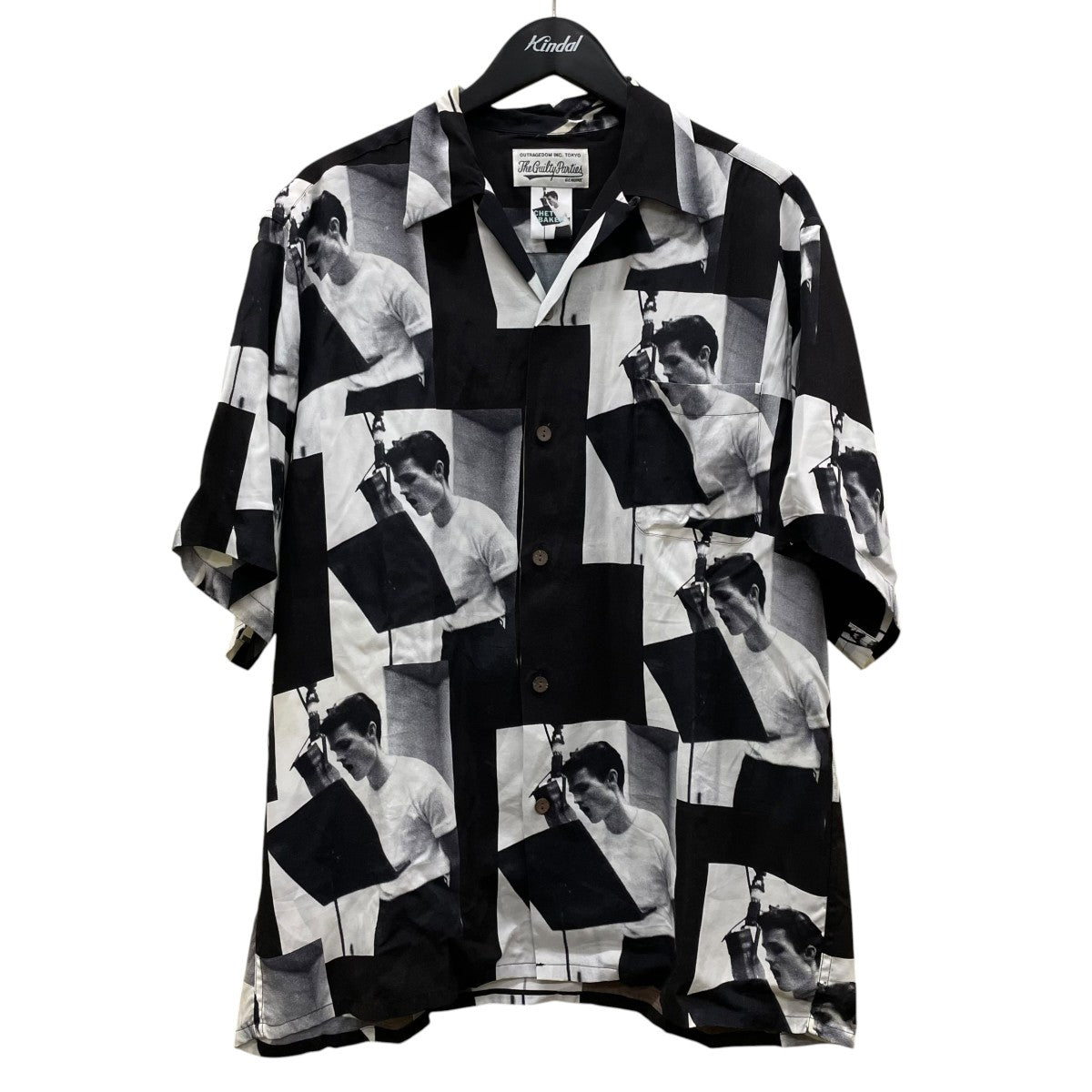 CHET BAKER HAWAIIAN SHIRTグラフィックデザイン プリント オープンカラーシャツ 半袖シャツ