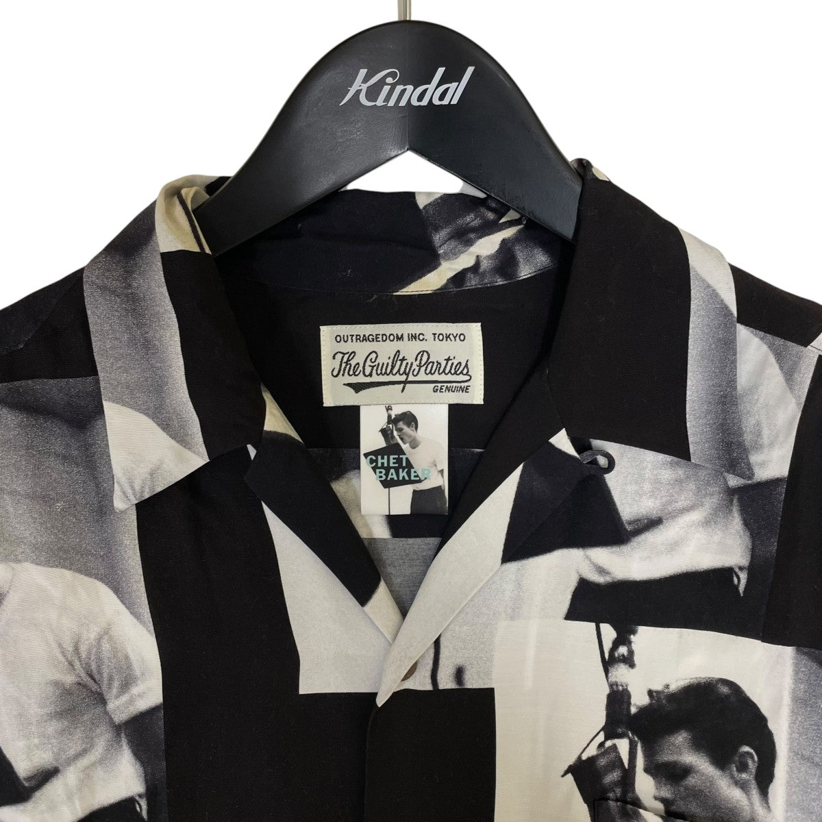 CHET BAKER HAWAIIAN SHIRTグラフィックデザイン プリント オープンカラーシャツ 半袖シャツ