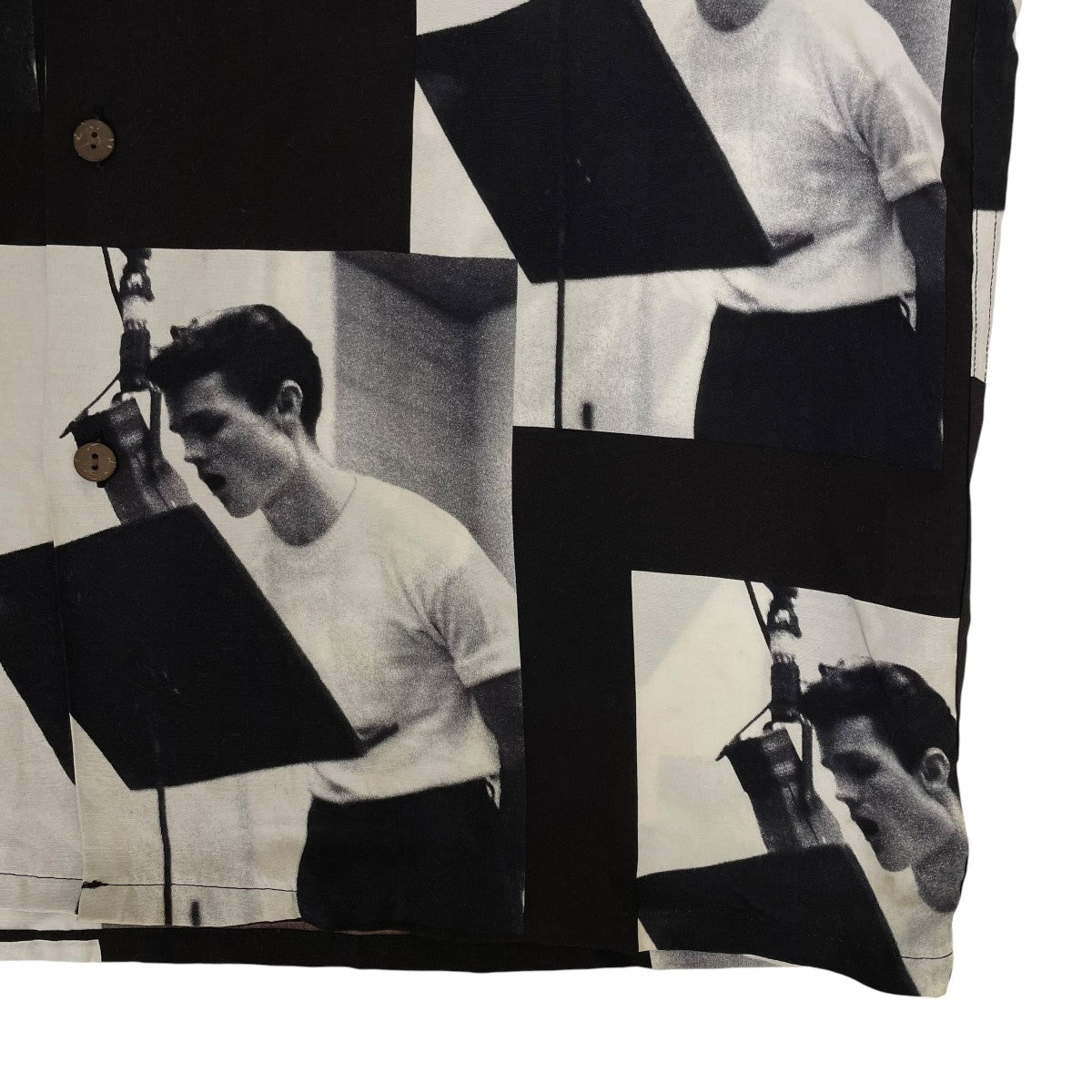 CHET BAKER HAWAIIAN SHIRTグラフィックデザイン プリント オープンカラーシャツ 半袖シャツ