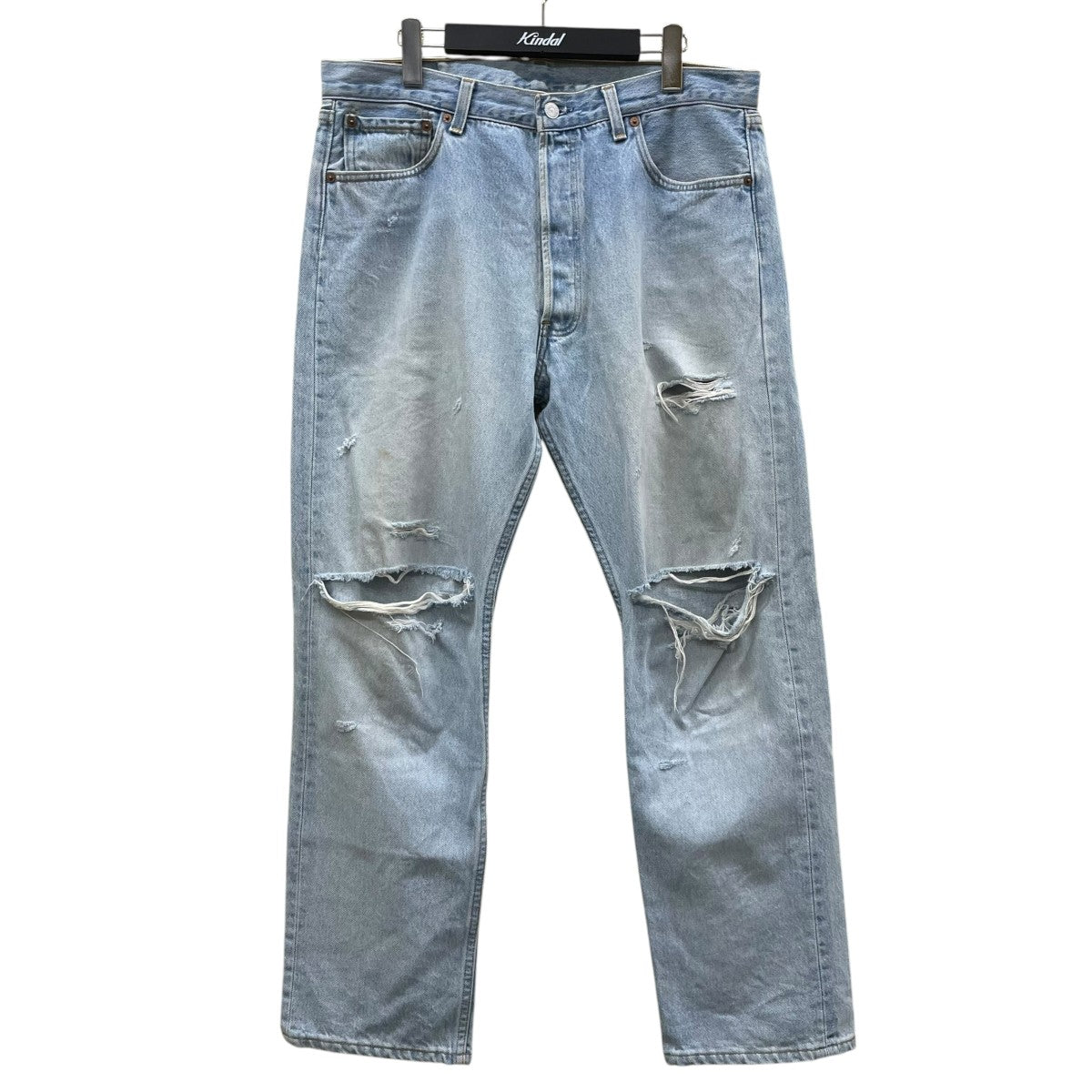 LEVI’S 501 96s USA製コットン デニムパンツ ワイドパンツ 古着・中古-1枚目のアイテム画像
