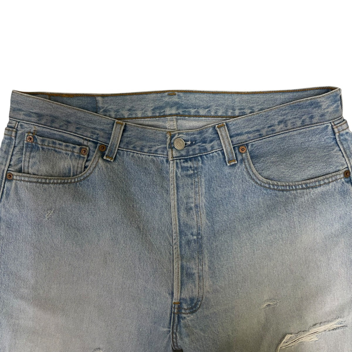 LEVI’S 501 96s USA製コットン デニムパンツ ワイドパンツ 古着・中古-3枚目のアイテム画像